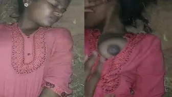 Village Slut Exposing Her Hairy Pussy In Homemade Leaked Footage
