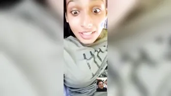 Horny Kerala Girl Flashing Her Big Tits During Late Night Call