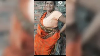 Village Bhabhi With Huge Boobs Getting Railed Outside Hard