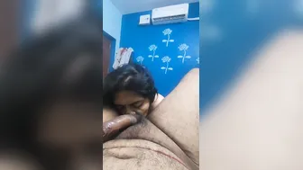 Cheating Wife Licking His Balls And Rimming Him Secretly