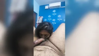 Cheating Wife Licking His Balls And Rimming Him Secretly