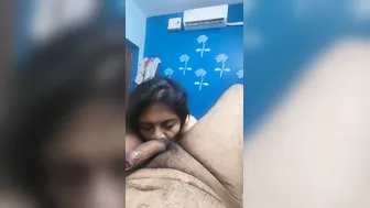 Cheating Wife Licking His Balls And Rimming Him Secretly