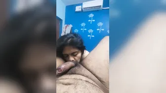 Cheating Wife Licking His Balls And Rimming Him Secretly