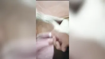 Lonely Bhabi Getting Her Tits Sucked And Pussy Licked At Home