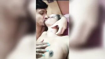 Lonely Bhabi Getting Her Tits Sucked And Pussy Licked At Home