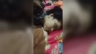 Sleepy Gf Showing Her Boobs To Boyfriend In Bed Half Awake