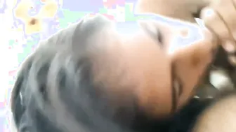 South Indian Babe With Perky Tits Sucking His Dick Eagerly