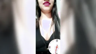 Sexy Chat Babe Stripping Naked During Private Video Call