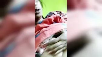 My GF Filming Her Round Boobs In Bathroom Mirror