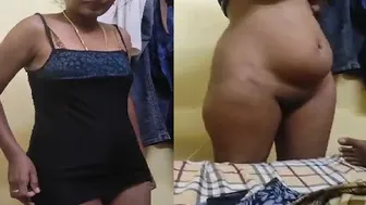 Young Married Woman Undressing For Lover Before Getting Fucked