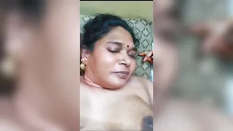 Village Aunty Cheating With My Friend While Husband Works