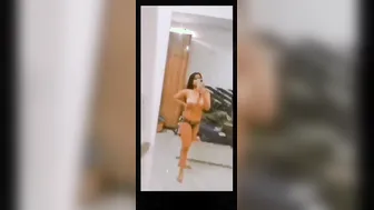 Busty Desi GF Going Topless Showing Tits First Time