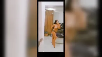 Busty Desi GF Going Topless Showing Tits First Time