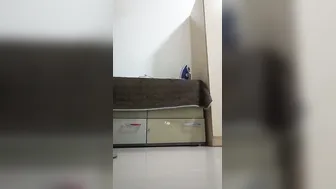 Married Woman Fondling Her Huge Tits While Touching Herself