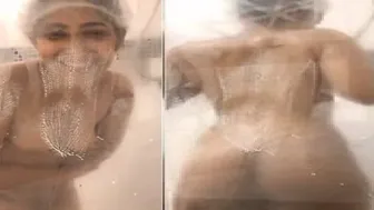 Village Girl Bathing Naked During Our Late Night Video Call