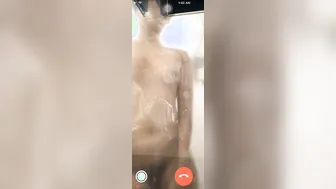 Village Girl Bathing Naked During Our Late Night Video Call