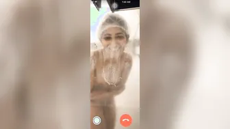 Village Girl Bathing Naked During Our Late Night Video Call