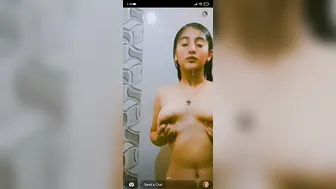 Innocent College Girl Caught Bathing Showing Everything Alone