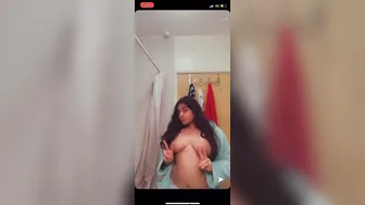 Chubby GF Flashing Big Natural Boobs In Homemade Footage