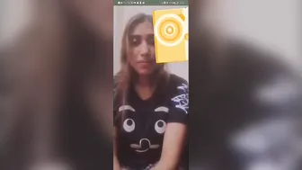 Stacked GF Stripping Down During Naughty Video Call