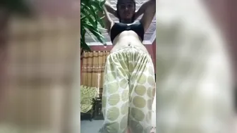 Stripping GF Taking Off Everything Slowly On Camera Today