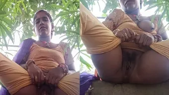 Village Bhabhi Fingering Herself Outdoors In Private Homemade Mms