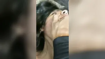 GF Getting Her Boobs Pressed Hard Before Fucking Tonight