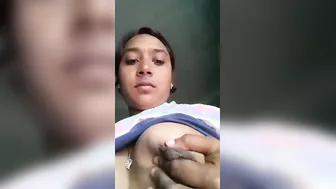 Married Neighbor Showing Her Hairy Pussy And Bare Chest To Me