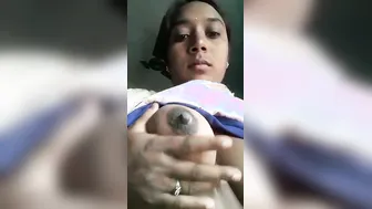 Married Neighbor Showing Her Hairy Pussy And Bare Chest To Me