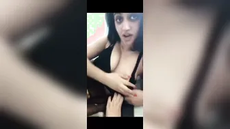 Gorgeous GF Showing Off Her Perfect Tits To Boyfriend