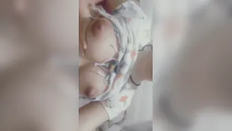 My Girl Recording Herself Topless Teasing Me With Her Boobs Mms