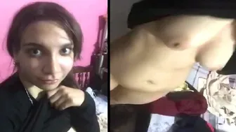 My Babe Sending Me Nudes Flashing Her Tits And Pussy On Selfie