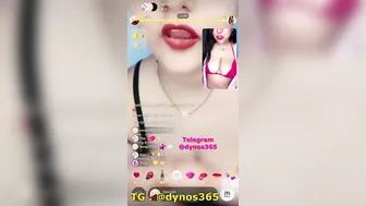 Busty Camgirl Stripping Topless Showing Huge Tits On Video