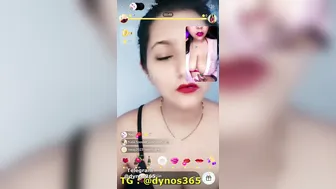 Busty Camgirl Stripping Topless Showing Huge Tits On Video