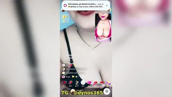 Busty Camgirl Stripping Topless Showing Huge Tits On Video