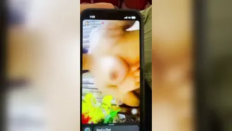 Hot GF Showing Her Boobs Recording Herself On My Phone
