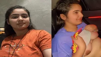 My GF Flashing Her Tits In The Car Driving Me Crazy