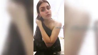 Desi Babe Slowly Removing Her Saree Revealing Tits In Mirror