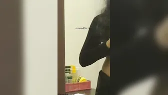 Desi Babe Slowly Removing Her Saree Revealing Tits In Mirror