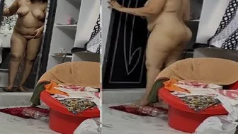 My Busty Wife Walking Around Naked Getting Ready For Hot Shower