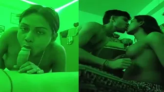 Desi GF Getting Her Boobs Pressed Before Sucking My Cock