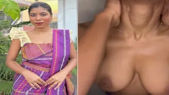 Nurse Flashing Her Massive Tits For Private Video At Hospital