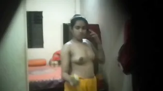 Nextdoor Married Bhabhi Flashing Her Big Naked Boobs For Me