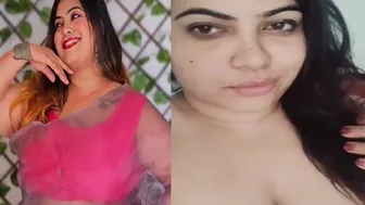 Busty Aunty Licking Her Fingers Getting Ready For Hot Sex Time