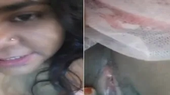 Chubby GF Spreading Wide Teasing Pussy For My Camera