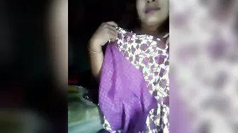Married Bhabhi Undressing Showing Her Body Before Getting Fucked