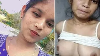 Northeastern Babe Flashing Her Tits Taking Selfie Video Leak