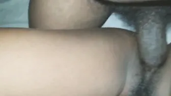 Hairy Pussy GF Getting Fucked Hard Making Viral Video