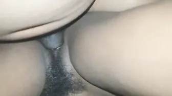 Hairy Pussy GF Getting Fucked Hard Making Viral Video