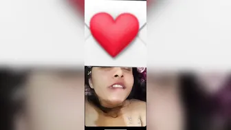 Gf Playing With Her Big Boobs Making Topless Selfie Video
